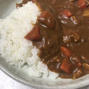 豚薄切り肉のカレー